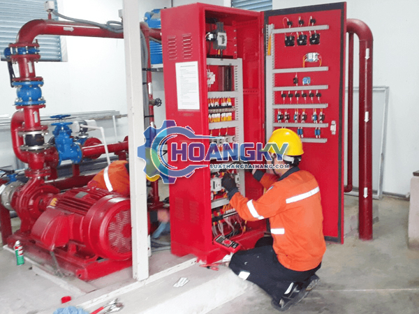 Thợ sửa máy bơm PCCC Đồng Nai